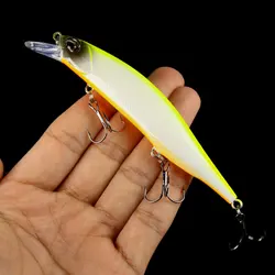 Señuelo Jerkbait Minnow artificial duro – Ojos 3D lubina, lucio, trucha