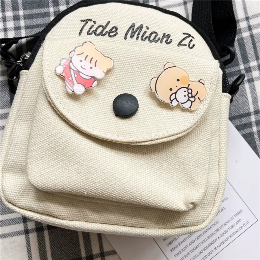 Bolso Bandolera Bordado con Diseño de Dibujos Animados para Niñas - imagen 3
