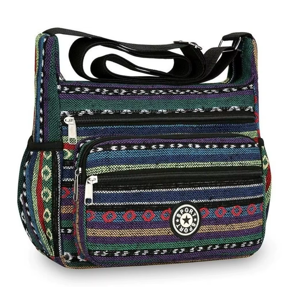 Bolso bandolera bohemio bordado de gran capacidad para mujer - imagen 4