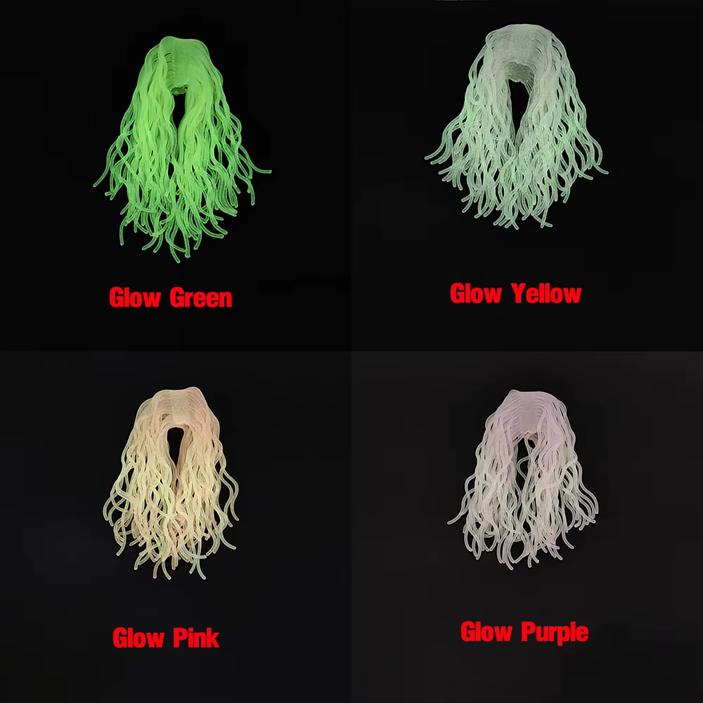 MNFT Squirmy Wormy: Señuelo de gusano suave para pesca deportiva - imagen 4