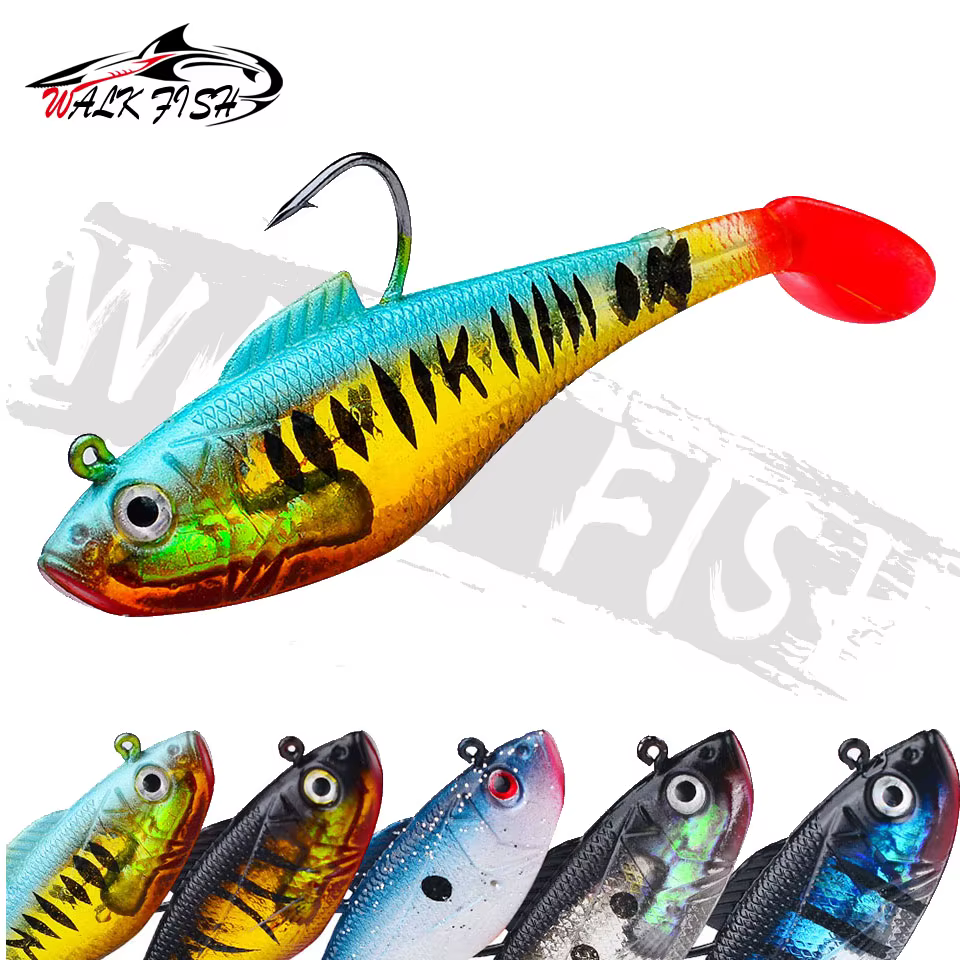 Walk Fish Swimbait de cola en T - Señuelo de pesca novedad temporada - imagen 3