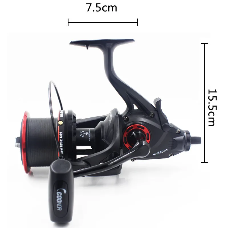 Carrete de pesca para carpa, serie 12+1BB 9000/8000, 4,6:1 - imagen 5