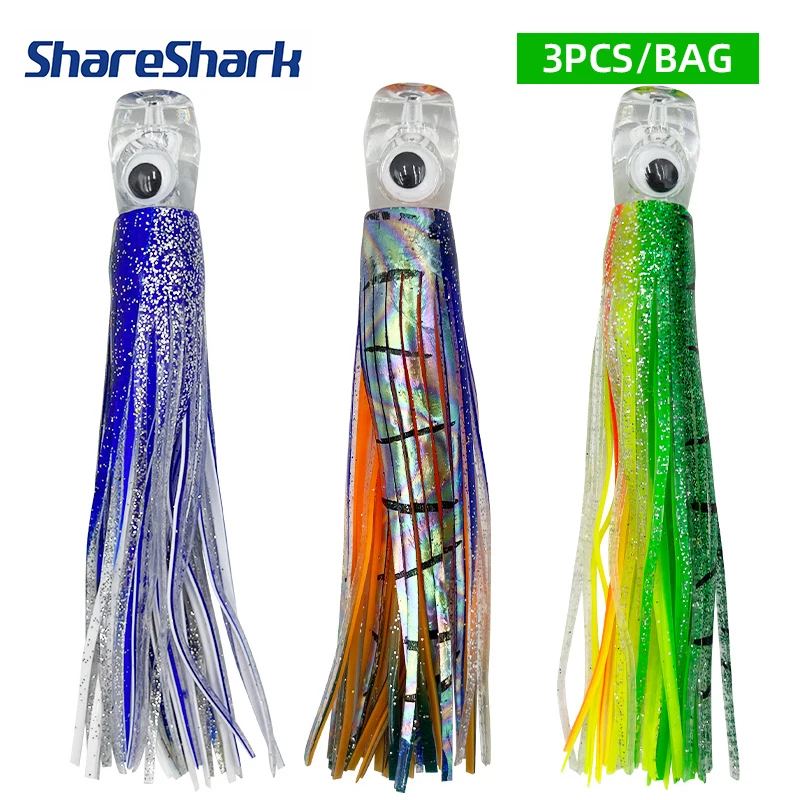 ShareShark Señuelo de pulpo para pesca de arrastre en aguas profundas