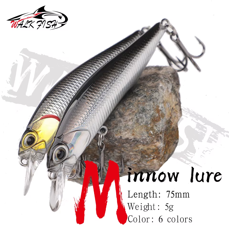 WALK FISH Jerkbait 7,5cm – Señuelo hundido tipo Swimbait
