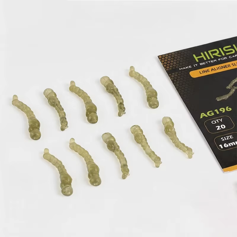 Alineadores línea carpa goma suave con forma de gusano flexible - imagen 2