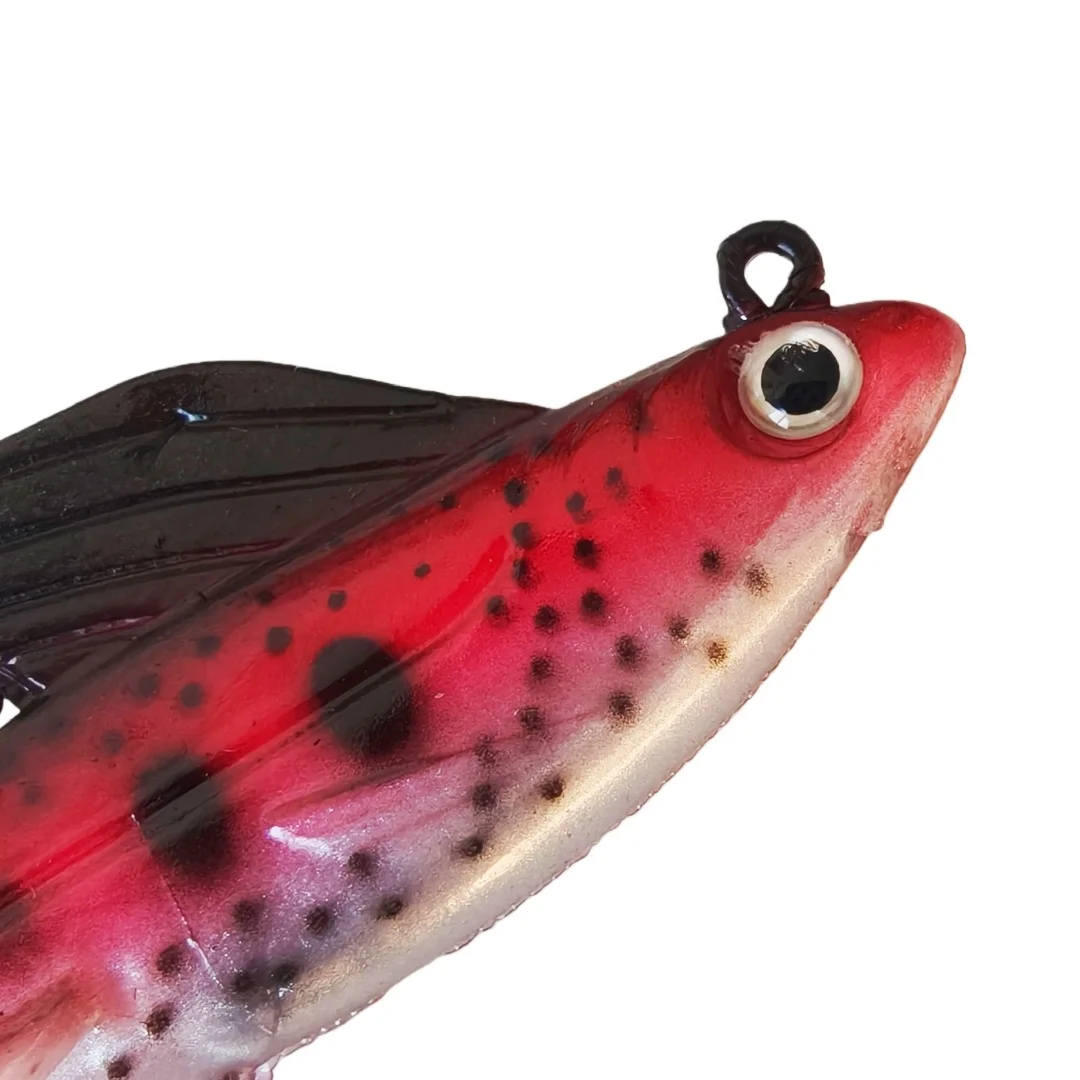 Señuelo blando con ojo 3D y lentejuelas para pesca al aire libre - imagen 4