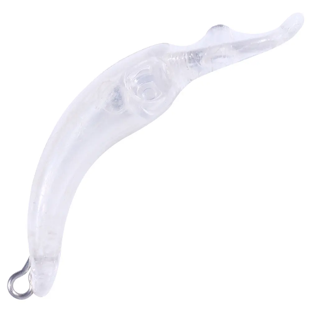 Señuelo Wobler Minnow transparente sin pintar – cuerpo duro - imagen 3