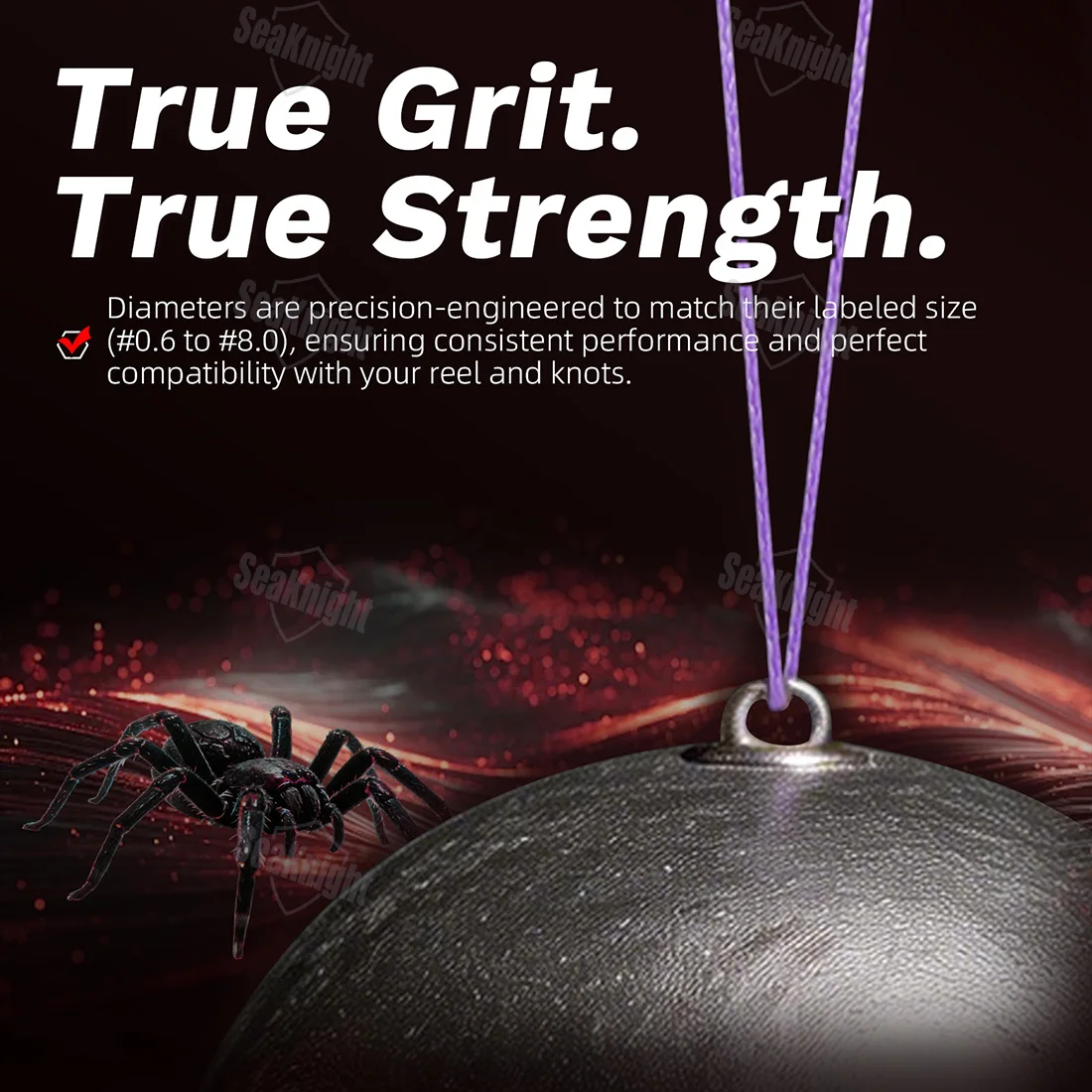 Línea trenzada PE SeaKnight SPIDERPRO Serie X8 Si+ marina - imagen 4