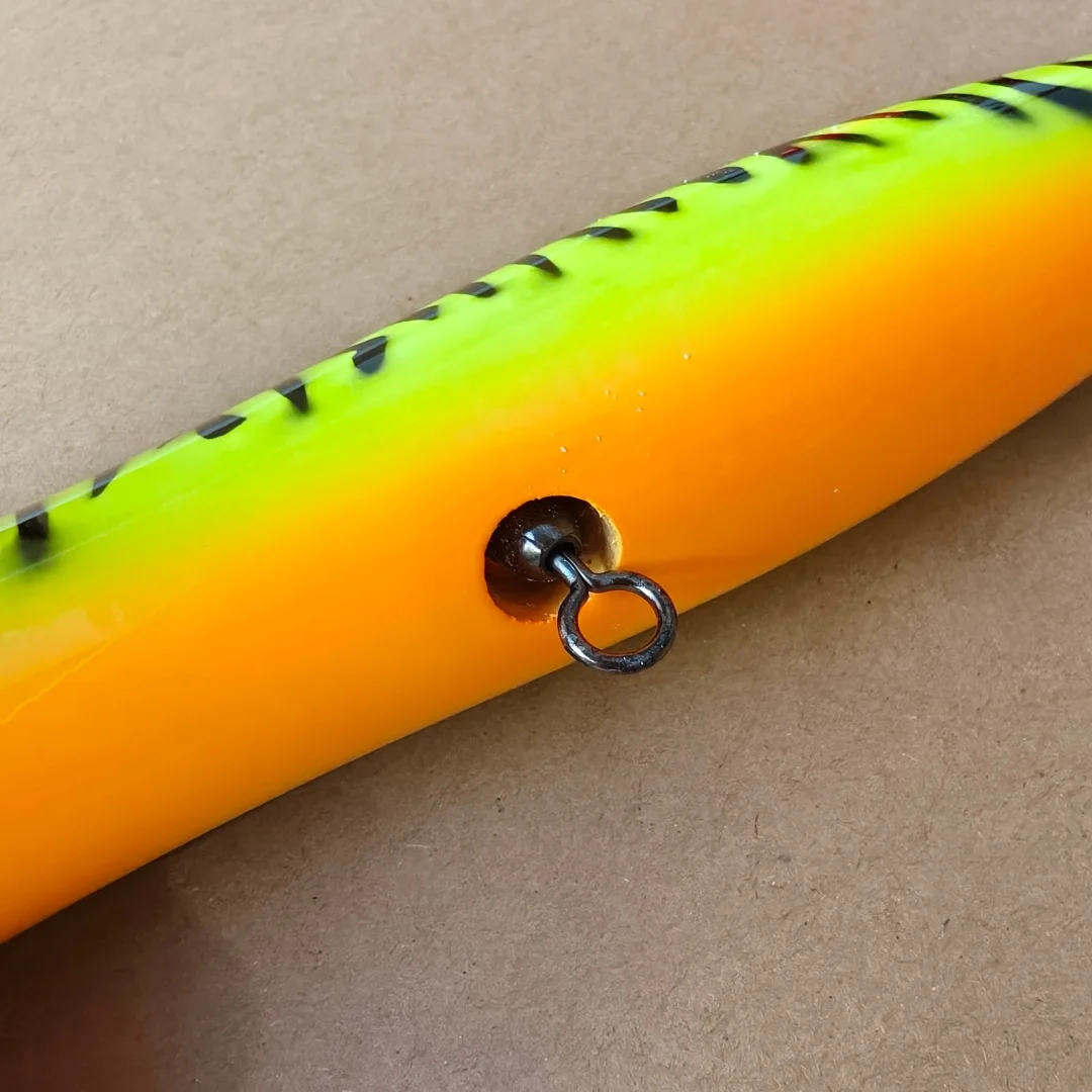 Swolfy Popper de madera para lucio en superficie - señuelo duro - imagen 5