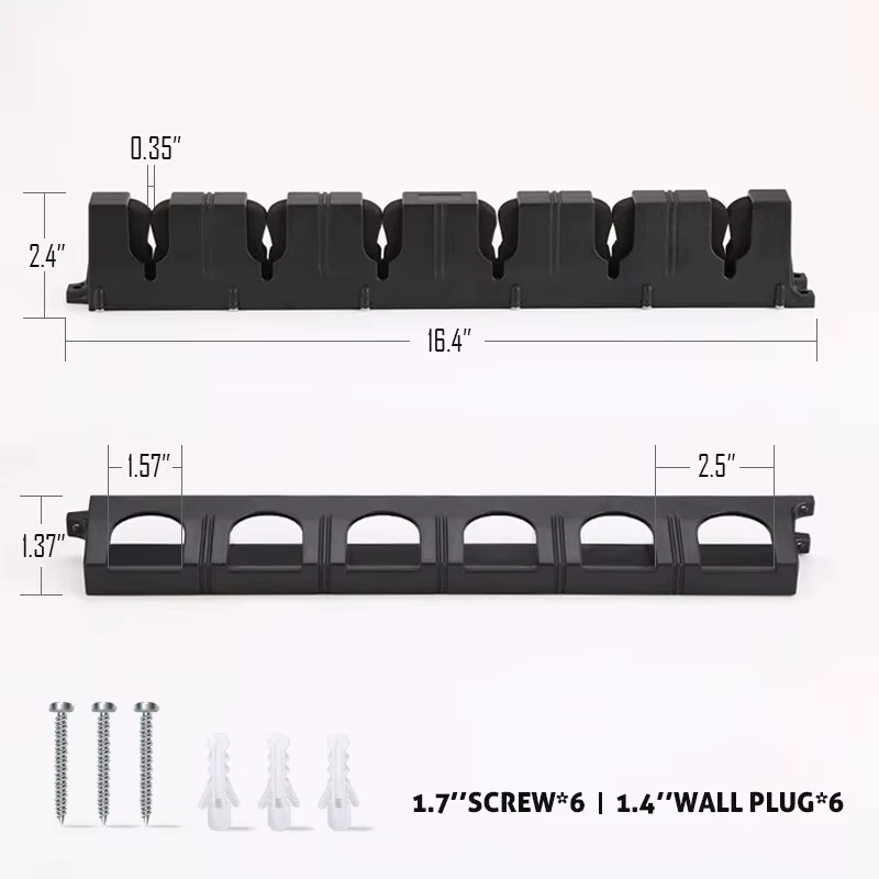 Soporte vertical caña pescar pared – almacenamiento y exhibición
