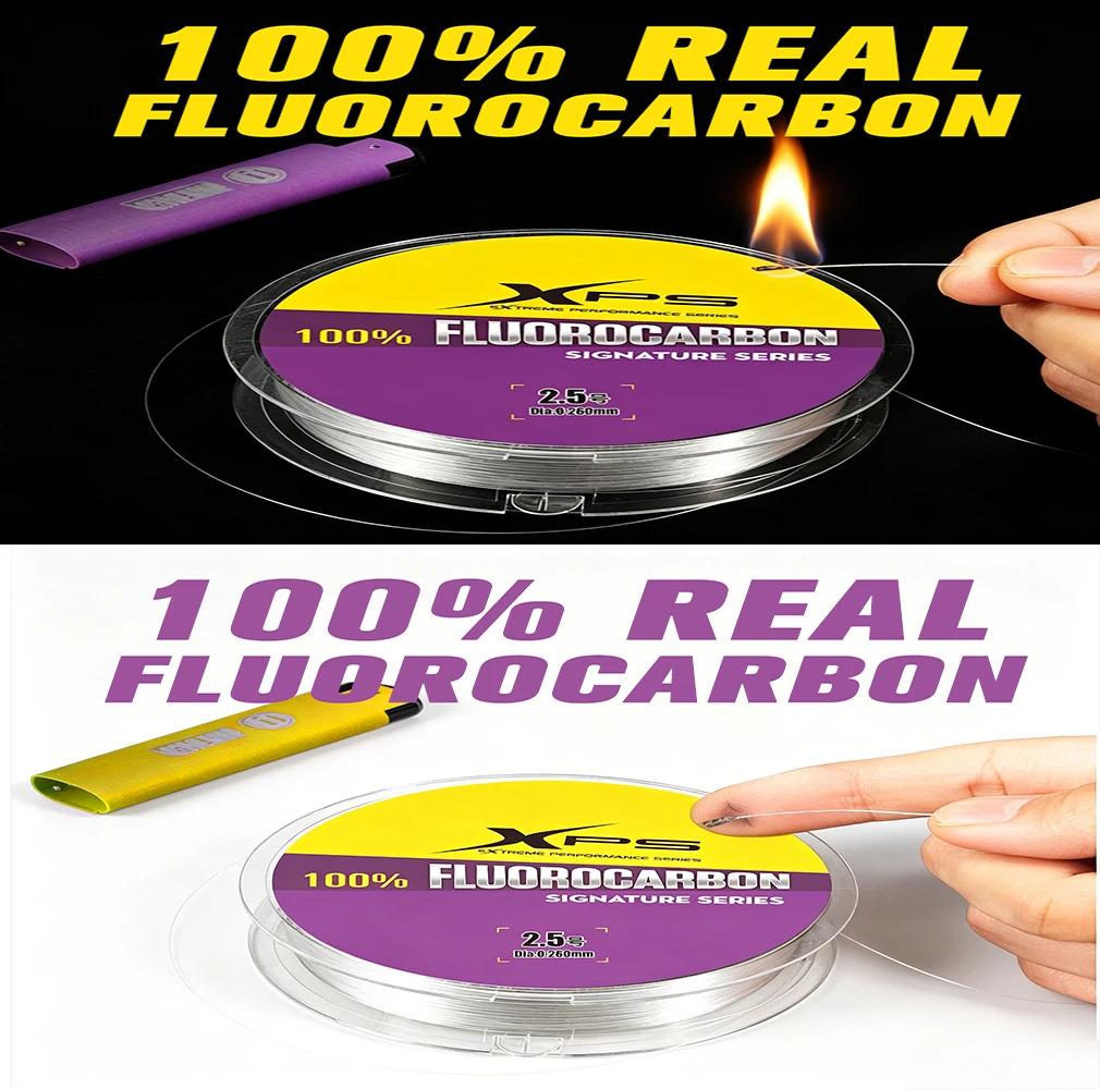 Línea de fluorocarbono XPS para pesca en mar, hundimiento - imagen 4
