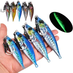 Señuelo Jig Lento Metálico Luminoso – Curricán de Pesca Atún y Marlín