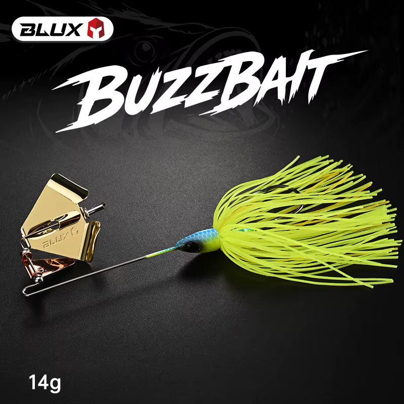 BLUX Buzz Beat Buzzbait de superficie con hélice de latón - imagen 5