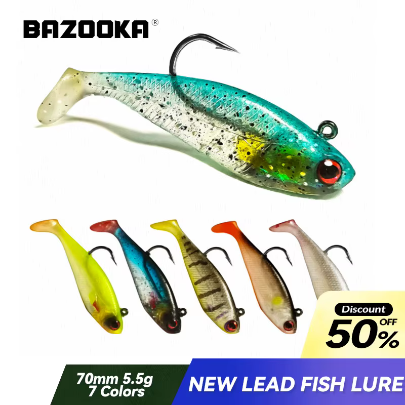 Bazooka Swimbait – Señuelo silicona para lubina y perca