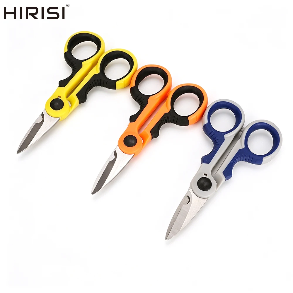 Tijeras de pesca Hirisi JD02 con funda de seguridad