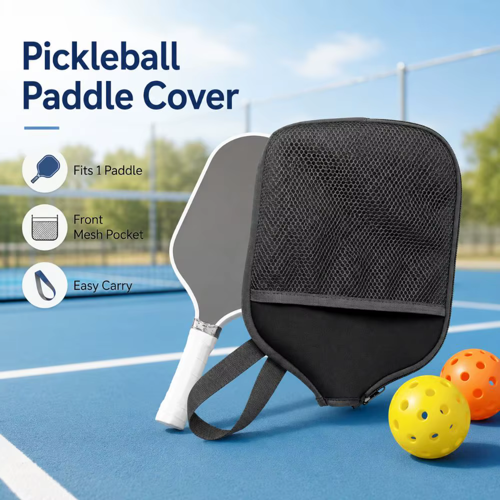 Bolsa para pala de Pickleball resistente a golpes con bolsillo de malla - imagen 3