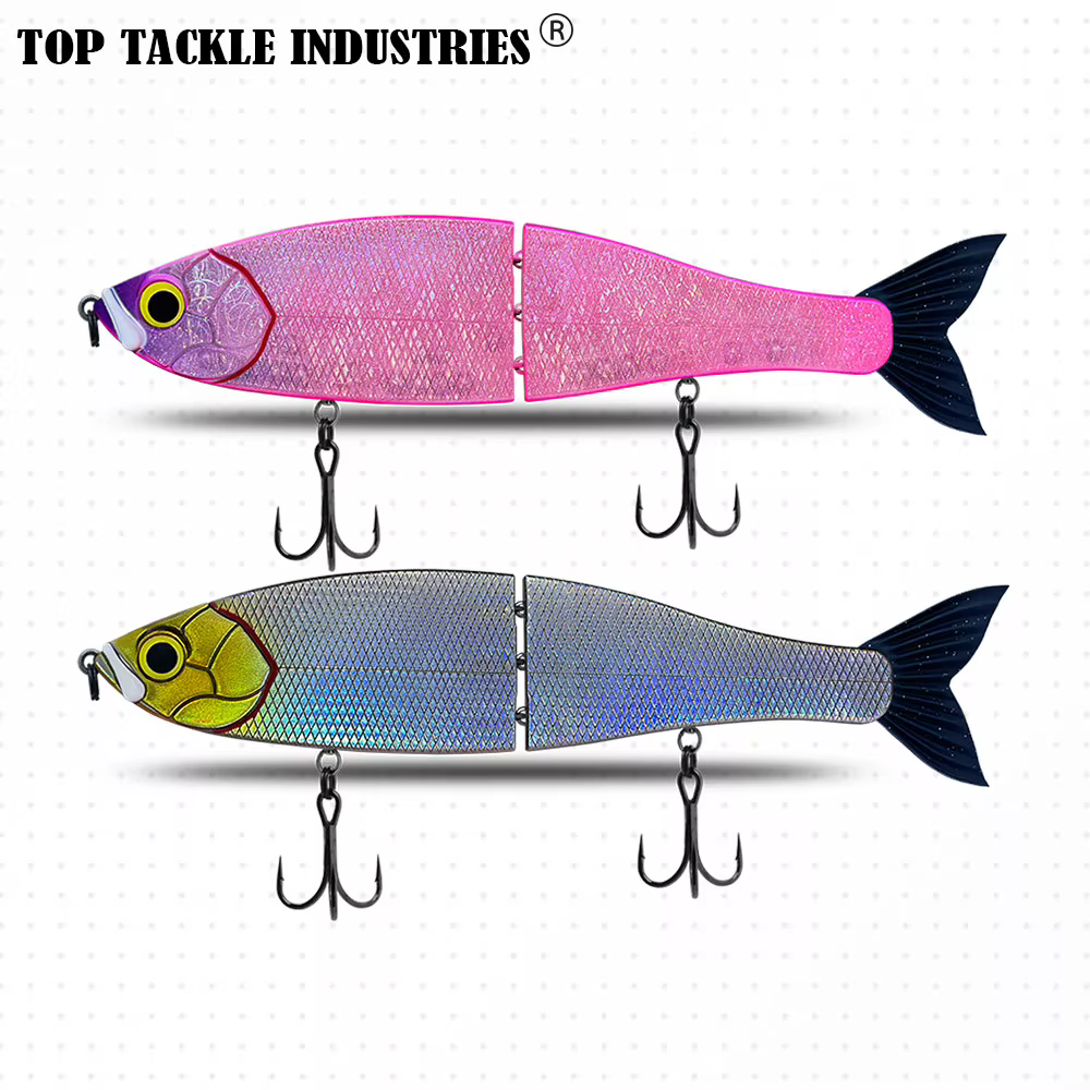 Swimbait Topwater Articulado con Giro Completo para lubina muy precisa - imagen 2