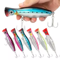 Señuelo Topwater NUNATAK GT – Ojos 3D, Largo Alcance