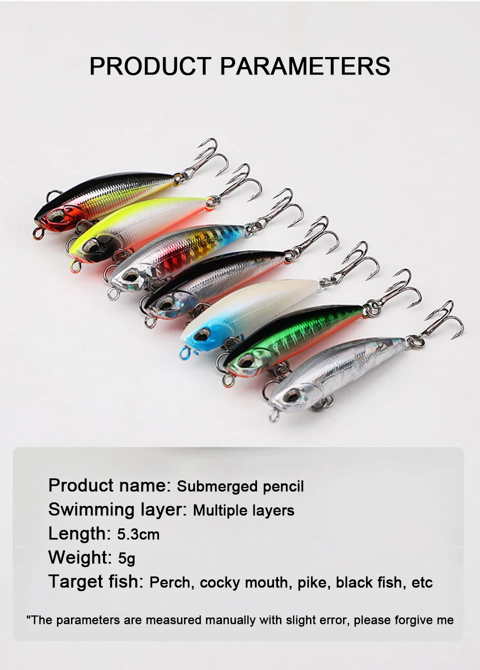 Detalle del señuelo Minnow