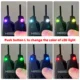 B160 alarma de pesca carpas con ajuste sonido y LEDs multicolor - imagen 5