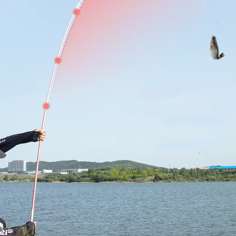 Caña de carpa para señuelos alto carbono súper dura y ligera - imagen 5