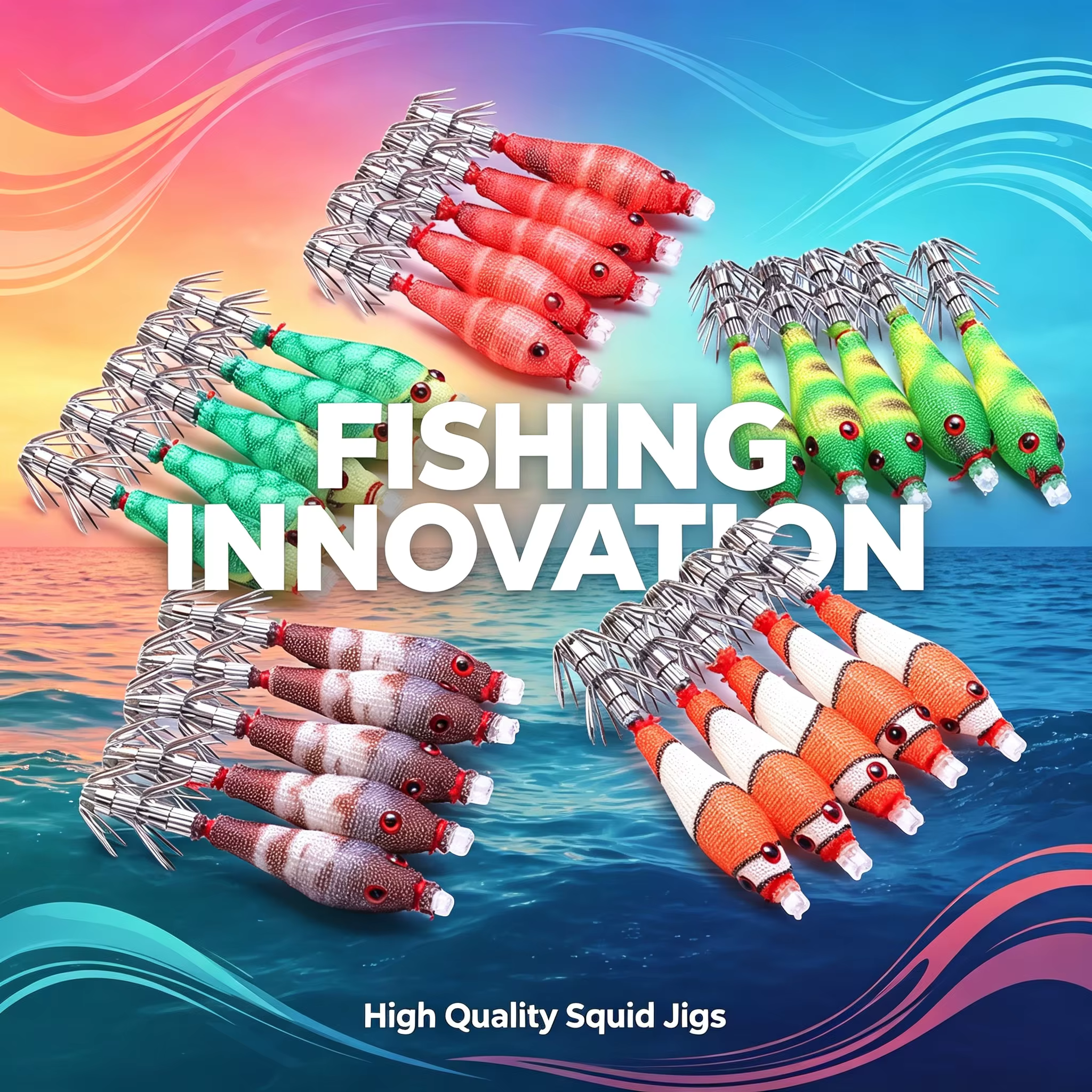Señuelo luminoso para calamares y sepías