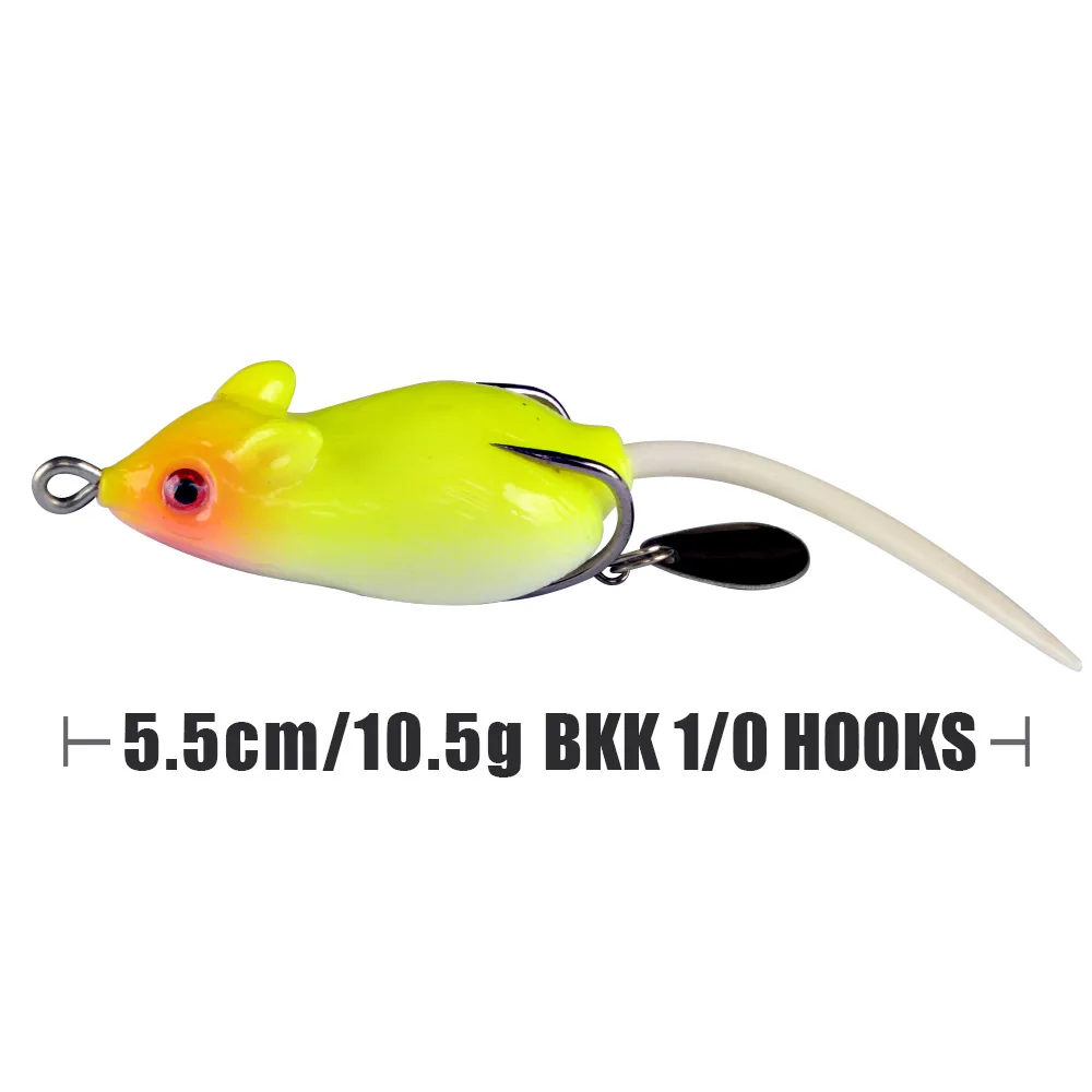Ray Frog Crankbait Señuelo para Lubina con Anzuelos Triples - imagen 2