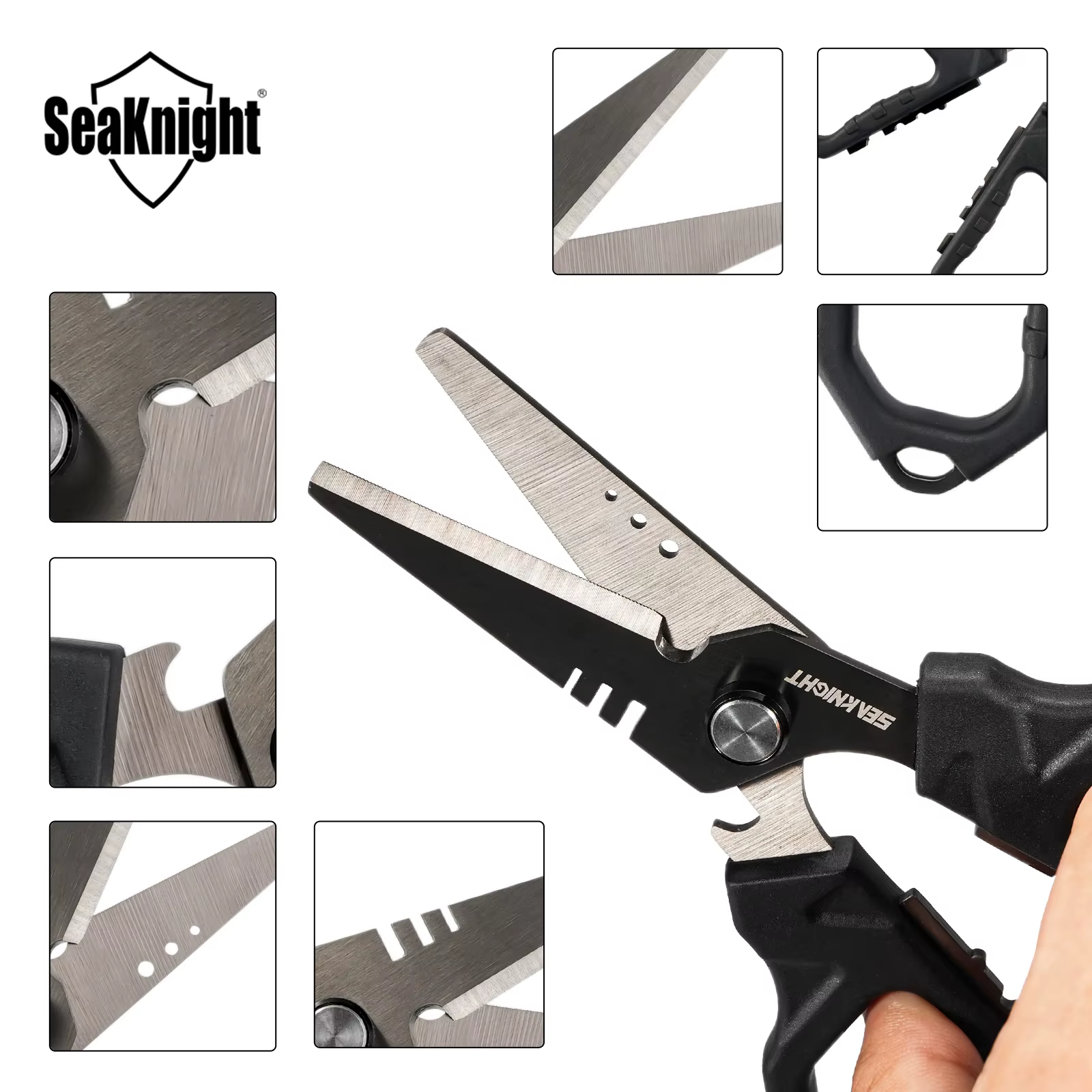 Tijera de Pesca SeaKnight SK003 – Acero Inoxidable con Titanio