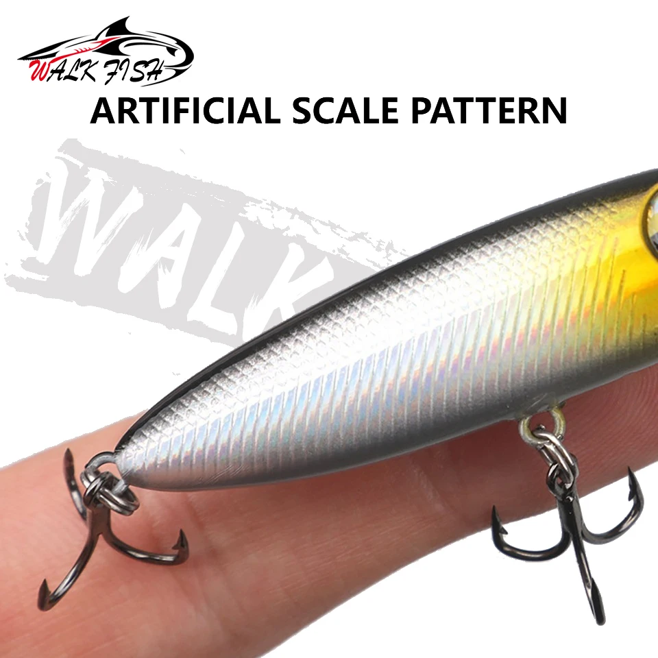Señuelo Popper Walk Fish – Superficie tipo lápiz para lubina - imagen 2