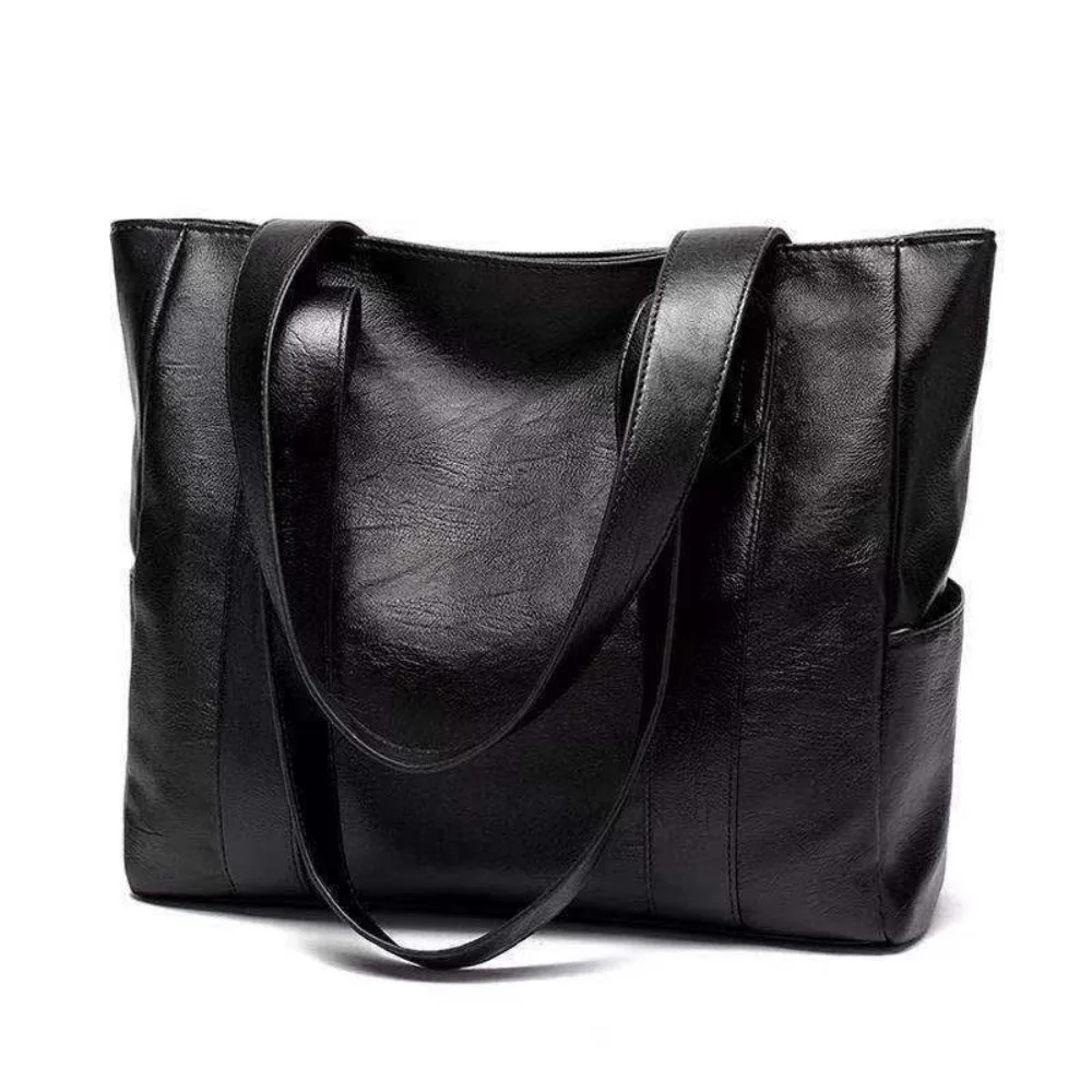 Bolso de pesca vintage de gran capacidad para hombro suave PU - imagen 2
