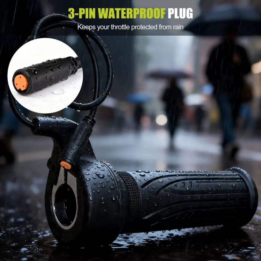 Acelerador M8-3P para Bicicleta Eléctrica – Conector Impermeable - imagen 4