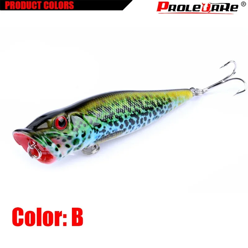 Popper Wobbler señuelo de pesca flotante para carpa y lucio - imagen 5
