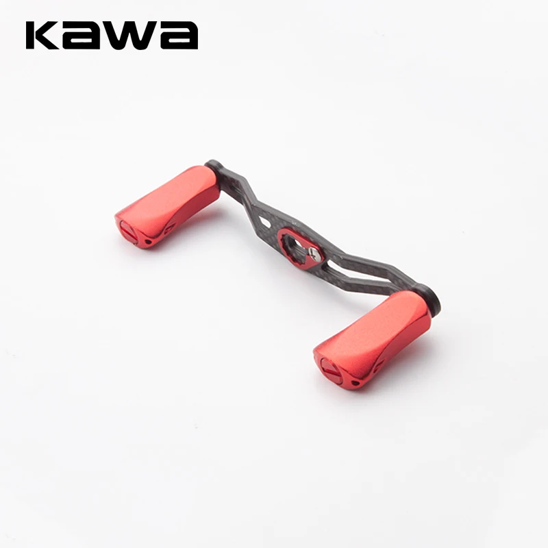 Kawa Maneta de carrete en carbono para Daiwa y Abu, perilla aleación