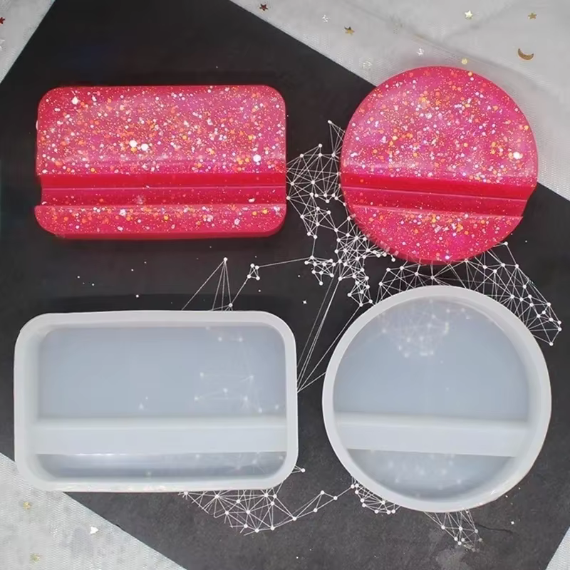 DIYJewelry molde de silicona para soporte móvil y resina epoxi - imagen 4