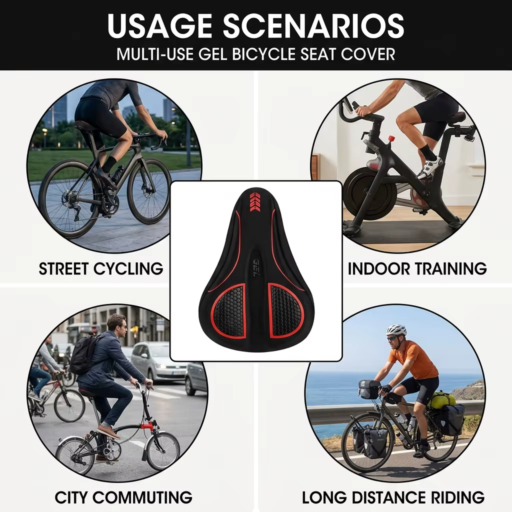 Funda acolchada para sillín de bicicleta de montaña y carretera - imagen 5
