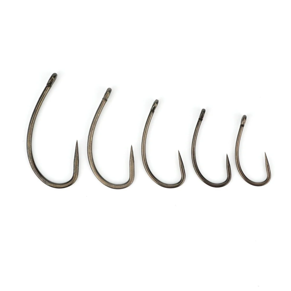Anzuelos sin espinas Hirisi 8004 – Acero alto carbono para pesca - imagen 5