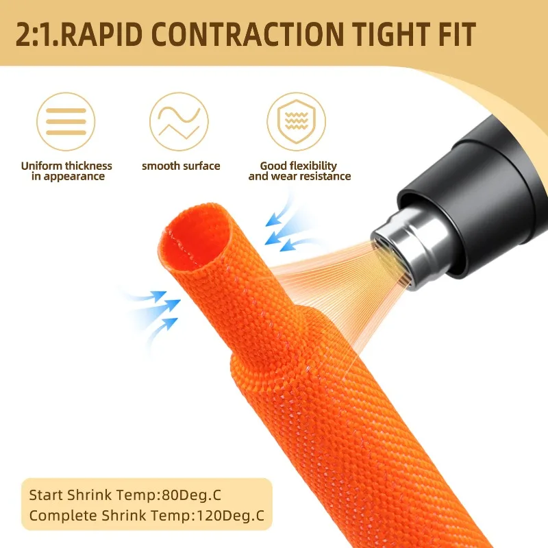 Funda termocontraíble para cables ignífuga aislante de PET - imagen 3