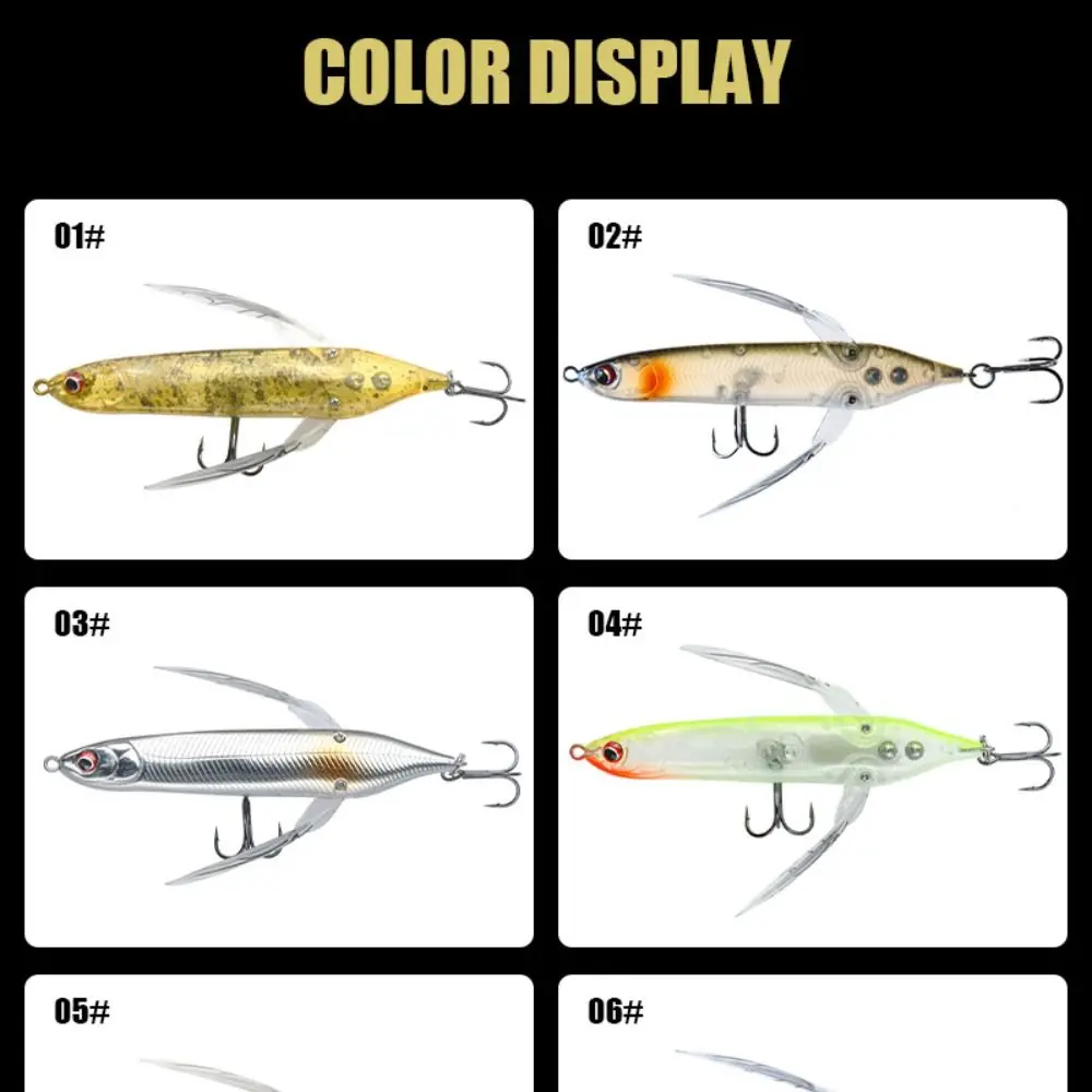 Wobblers Fishbait Buzzbait libélula señuelo tipo lápiz flotante - imagen 2