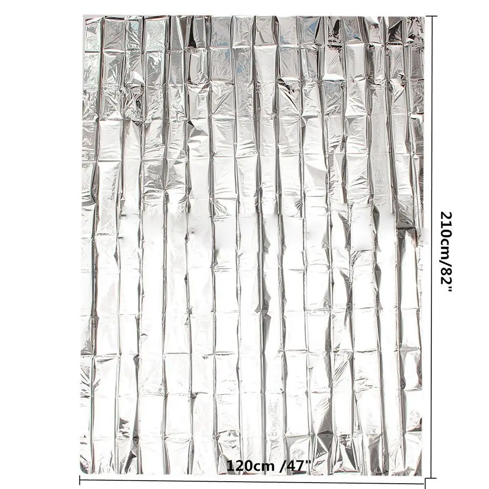 Manta térmica de supervivencia impermeable doble cara plegable - imagen 2