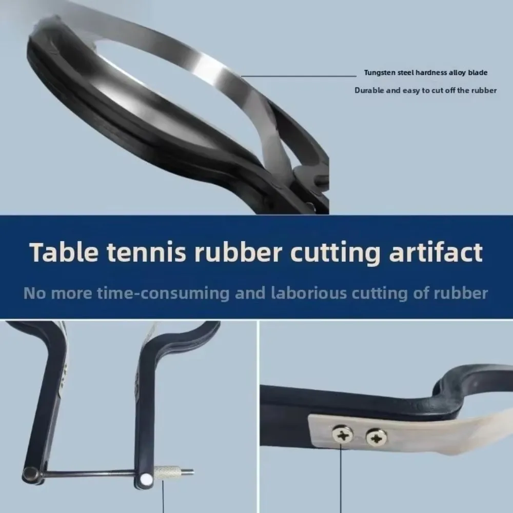 Cortador de goma para raqueta de tenis de mesa: soporte seguro - imagen 2