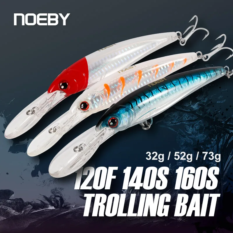 NOEBY Wobbler Flotante Trolling Mar 120mm – Señuelo Artificial