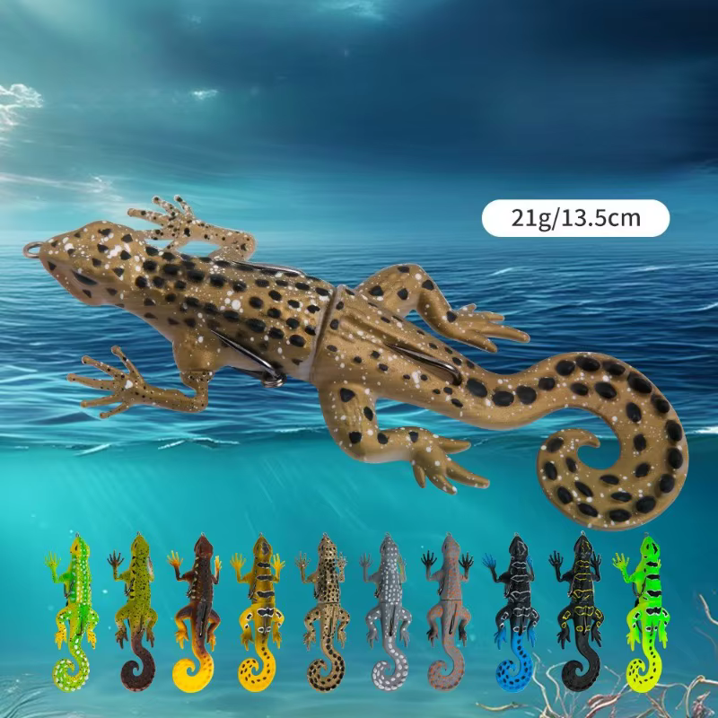 Barracuda Gecko Swinger Artificial - Señuelo de silicona para carpa - imagen 2