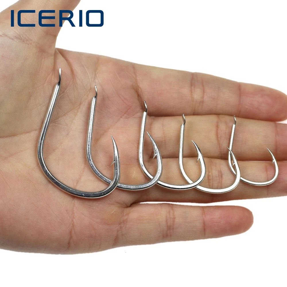 ICERIO Anzuelos Jigging Lento – Pala estaño – Lucio, atún, lubina