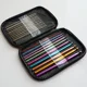 Agujas de tejer ergonómicas de aluminio multicolor - imagen 3