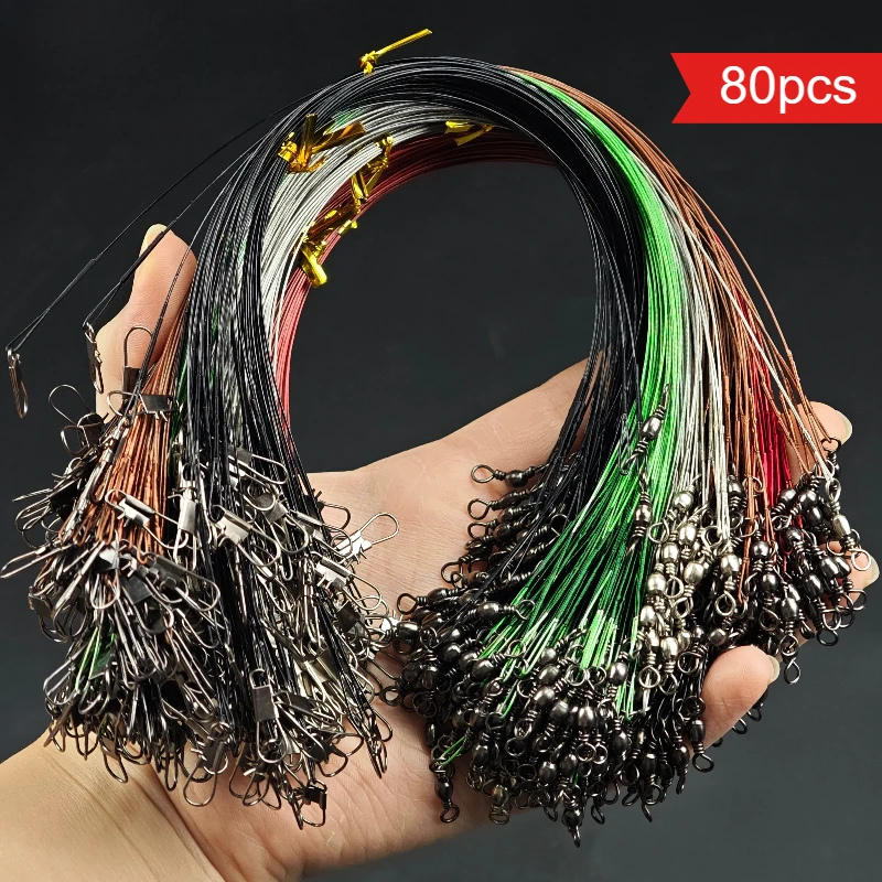 Accesorios para señuelos de cable de acero con eslabón giratorio - imagen 2