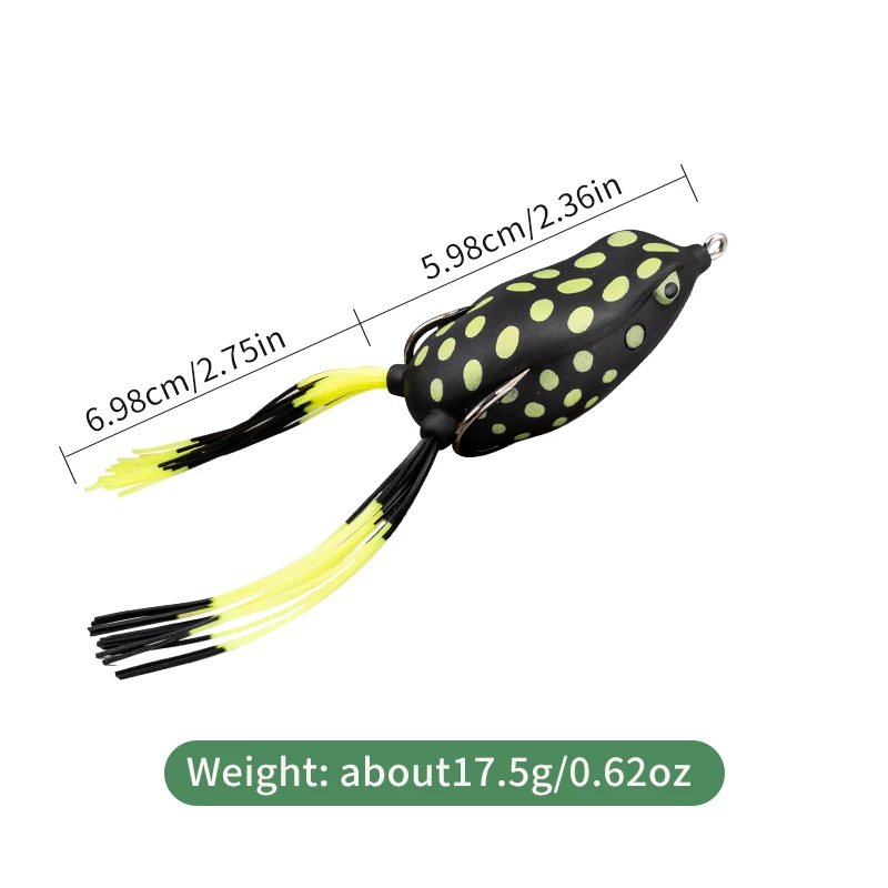 Señuelo rana flotante WEIHE Frog Lure – acción superior - imagen 2