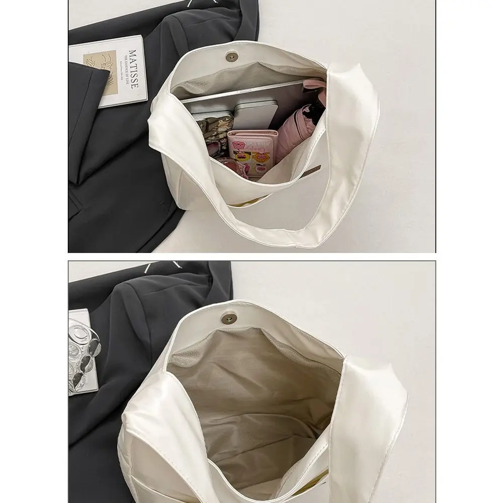 Bolso tote piel sintética suave estilo Y2K bandolera gran capacidad - imagen 2