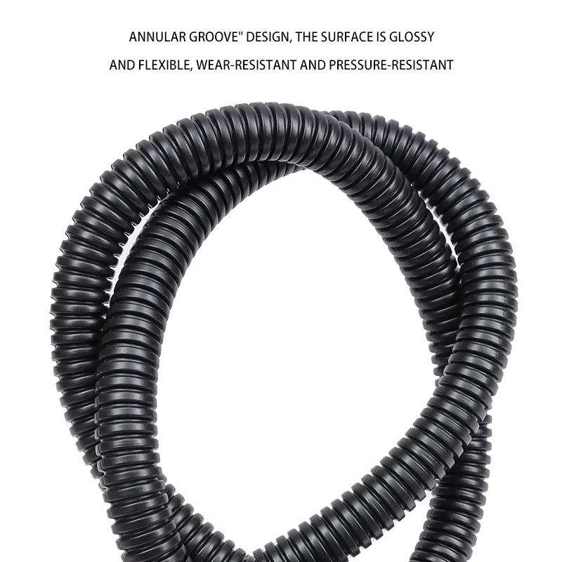 Tubo protector flexible para arnés automotriz y equipos eléctricos