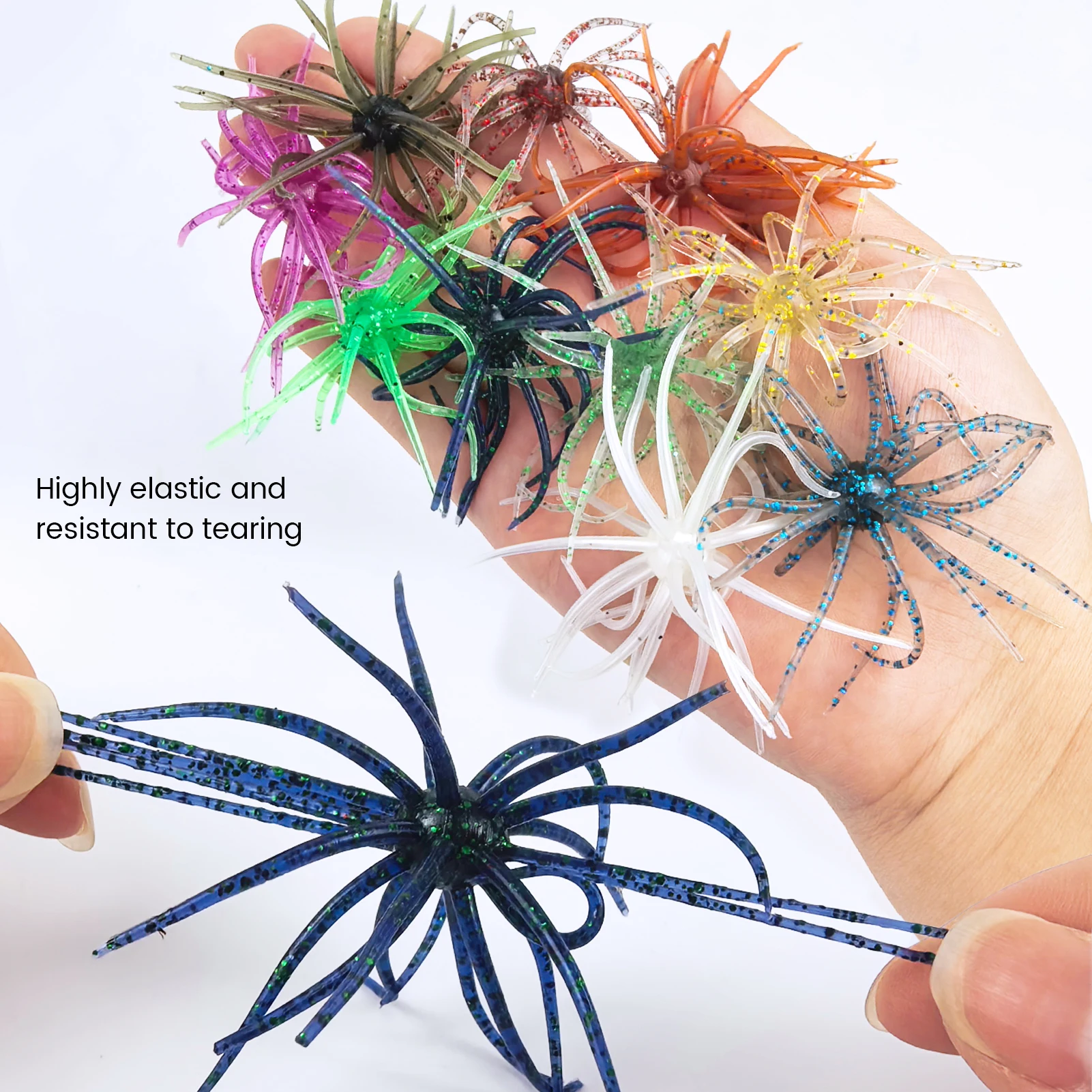 Cebo vinilo erizo flotante con anzuelo jig FREE FISHER - imagen 5