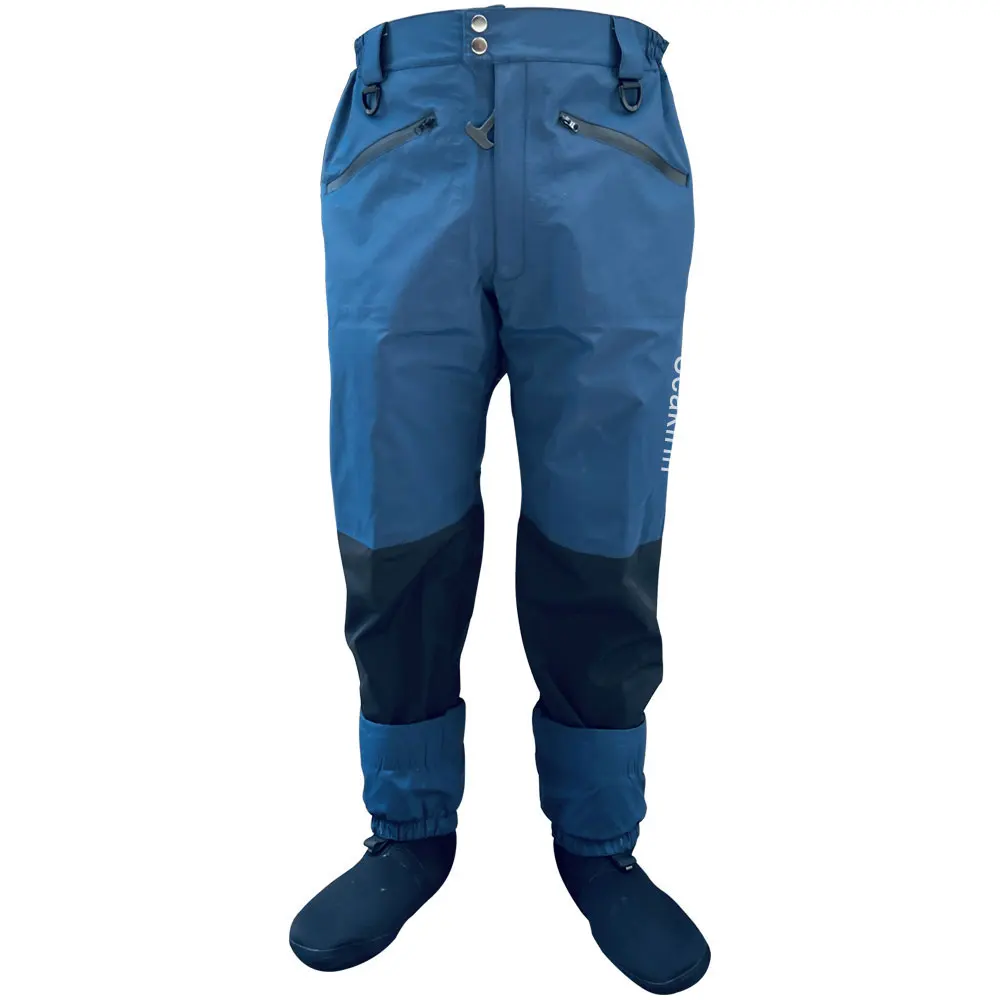 Uso en acción de los pantalones de pesca